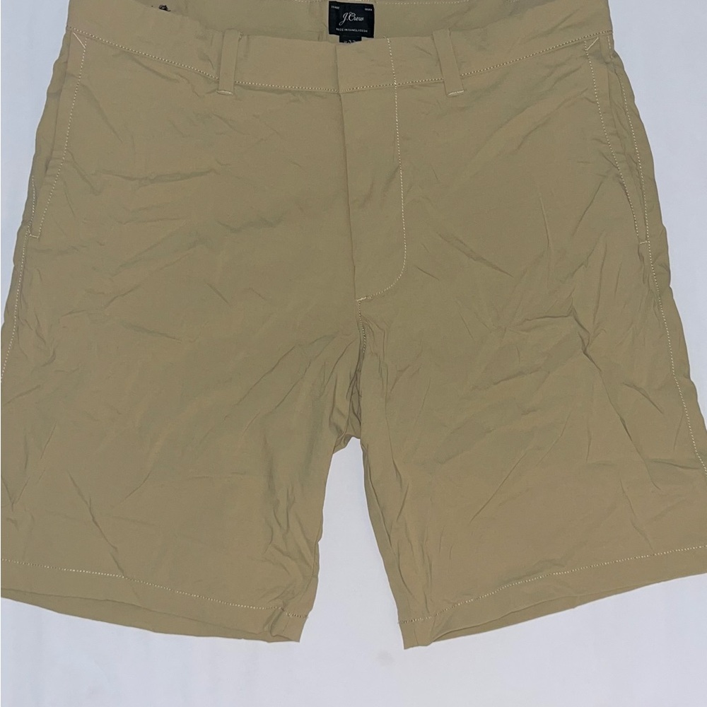 J. Crew Men's Khaki Flat Front Shorts